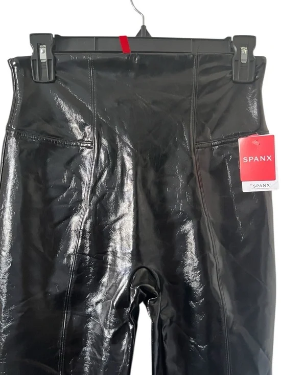 Spanx Faux Patent Leather Leggings Size M - Picture 4 of 13